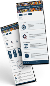 This is a photo of the Home page and Updates page displayed as a mockup on the screen of a smart phone.